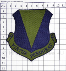 USAF US Air Force 86th Airlift patch virtus perdurat -  10 x 9,5 cm - origineel