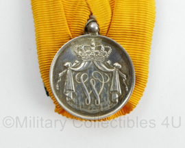 Defensie Trouwe dienst Koninklijke Marine onderscheiding zilver - 6 x 4 cm - origineel