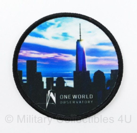 One World Observatory patch - afmeting 8 x 7,5 cm
