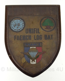 Frankrijk UNIFIL French Log Bat wandbord - 21,5 x 17 cm - origineel