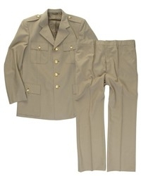 Italiaans uniform met broek - maat XS, XXL of 3xl - US class a model - lichtbruin GRP