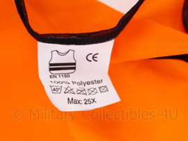 Korps Mariniers zeldzaam oranje reflectievest met draagtas -  nieuw - origineel