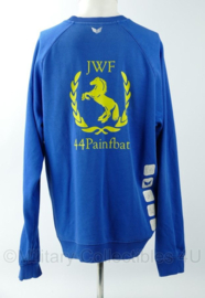 KL Nederlandse leger JWF 44 PAINFBAT Johan Willem Friso 44 Pantserinfanteriebataljon sweater - maat Extra Large - gedragen - origineel