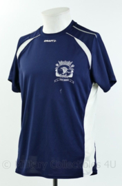 Korps Mariniers T-shirt met korte mouw - 2e amfibische gevechtsgroep - Craft - blauw met wit - maat Large - gedragen - origineel