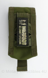 Warrior Assault Systems Molle opbouwtas groen - 6,5 x 3,5 x 12 cm - origineel