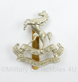 Britse WO2 Britse cap BADGE. The London Regiment - 5 x 4 cm - origineel