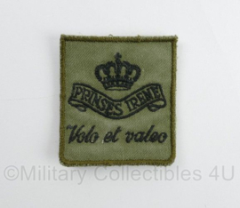 Defensie Prinses Irene 17 Pantserinfanteriebataljon borstembleem - met klittenband - 5 x 5 cm - origineel