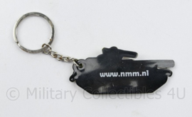 NMM Nationaal Militair Museum sleutelhanger -  11 x 3 cm - origineel