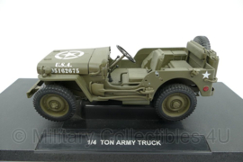 Willys MB Jeep model schaal 1:18 - gebruikt