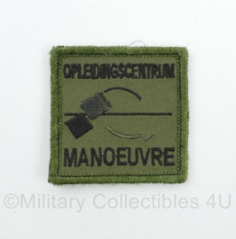 Defensie Opleidingscentrum Manoeuvre Opleidings- en Trainingscentrum Manoeuvre borstembleem - met klittenband - 5 x 5 cm - origineel