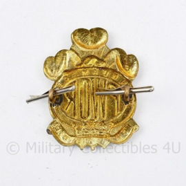 WW2 Britse cap badge Princess Of Wales own Regiment - 4,5 x 3,5 cm -  origineel
