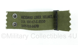 M1 helm "nape strap"- voor achterin de helm GROEN - gedateerd 1967 - origineel