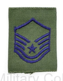 USAF US AIRFORCE GVT epaulet voor de borst van de Goretex jas  -  rang  Master Sergeant - per stuk - 5,5 x 4 cm -  origineel