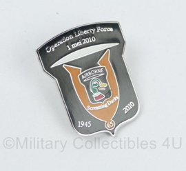US Army Operation Liberty Force Airborne Screaming Ducks 1945-2010 - 3,5 x 3 cm - origineel
