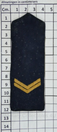 Korps Mariniers Korporaal of Koninklijke Marine epauletten PAAR - 13 x 5 cm - origineel