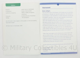 Politie Gooi en Vechtstreek zakboek huwelijk 2005 - origineel
