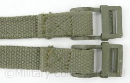 Paar US Army legstraps - 80 cm lang - origineel