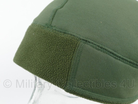 BW Bundeswehr fleece muts groen - maat 2 (59-64 cm) - gedragen - origineel