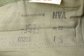 DDR NVA uniform broek grof wol met witte bies - maat M52 - gedragen - origineel