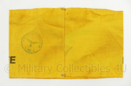 WO2 Deutsche Luftwaffe armband geel - 19½ x 11 cm - replica