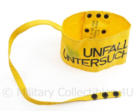 Duitse gele armband UNFALLUNTERSUCHUNG - 47,5 x 10,5 cm - origineel