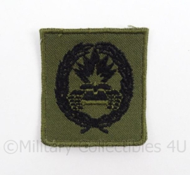 KL Landmacht vaardigheids borst embleem Pantserbestrijdingssystemen - GVT - afmeting 4,5 x 5 cm - origineel