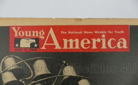 WO2 US Young America The National News Weekly for Youth Magazine tijdschrift - May 7, 1943 - 34,5 x 27 cm - origineel