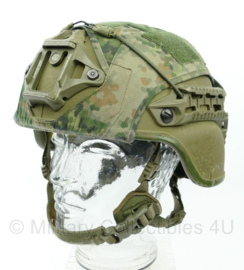Revision Galvion Doks Helm Baltskin Viper P6N groen met NFP Green cover - maat 2 (51,8 tm. 54,8 cm.) = Small - gedragen - origineel