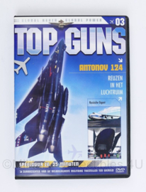 DVD Top Guns Flying Through Time Antonov 124 aflevering 3 Reuzen uit het luchtruim - speelduur 25 minuten -  nieuw -  19 x 13,5 x 1,5 cm - origineel