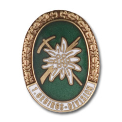 1st Gebirgs-Division pin - 5,5 x 2,5 cm