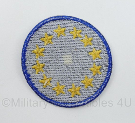 Defensie EUFOR patch  - diameter 5 cm- origineel