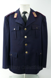 Italiaans politie uniform jas met kraagspiegels - 100% scheerwol - maat XL - origineel