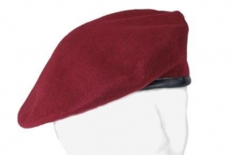 Airborne bordeaux rode baret - nieuw gemaakt