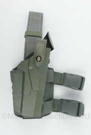 Safariland 7004-835 Glock 17 en 22 Holster Foliage Green met legmount Rechtshandig  - origineel