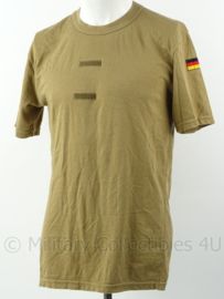Duitse Bundeswehr sportshirt met klittenband op de borst - ONGEDRAGEN - maat  52/46 - origineel