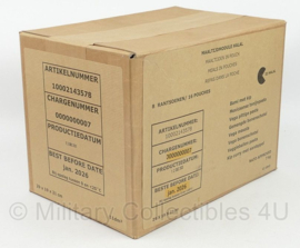 1 doos Maaltijdmodule HALAL Maaltijden in Pouch - 16 maaltijd zakken a 400 gram - BB 2026