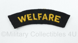 British Army shoulder title ENKEL Civil Defense Welfare - 10 x 3 cm - origineel