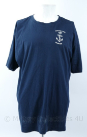 KM Koninklijke Marine Hr Ms Friesland shirt - blauw - maat XL - gedragen - origineel