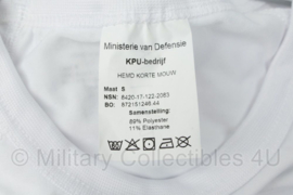 Defensie Onderhemd korte mouw unisex wit - nieuwste model - maat Large - nieuw in verpakking - origineel