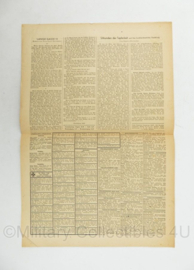 WO2 Duitse krant Frankische Tageszeitung nr. 216 14 september 1944 - 47 x 32 cm - origineel