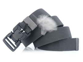Tactical Belt Wolf Grey - totale lengte 125 cm (in te korten) - nieuw gemaakt
