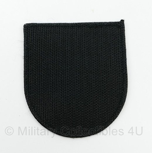 Koninklijke Marechaussee huidig model mouwembleem - MET klittenband - 8 x 7 cm - origineel