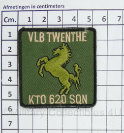 KLU Koninklijke Luchtmacht VLB Twente KTO 620SQN Vliegbasis Twente  borstembleem - met klittenband - 5 x 5 cm - origineel