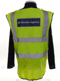 UK Border Agency geel reflectie hesje - size Medium - origineel
