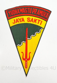 Indonesisch embleem - "yudha wastu pramuka Jaya Sakti - origineel