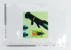 Defensie informatiesheet Lanceerinrichting - 29,5 x 21 cm - origineel