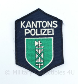 Zwitserse Kantons Polizei embleem - 9,5 x 6,5 cm - origineel