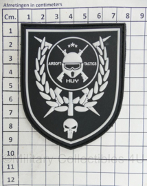 Airsoft Tactics Huy 3D PVC embleem met klittenband - 9,5 x 7,5 cm - origineel