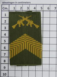 KL GVT Enkele epaulet Korporaal der 1ste Klasse OLK - 8 x 5 cm - origineel