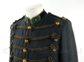 Franse dolman met kepie, giberne en foto van Caporal musicien van École d'Artillerie de La Fère - maat Medium - gedragen - origineel